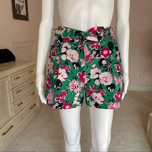 J.Crew Tie-waist short in cotton poplin size 2